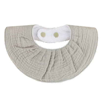 Double Layers Cotton Baby Feeding Bibs Cartoon Printed Newborn Burp Cloth Saliva Towel Scarf for Stuff Shower Gifts