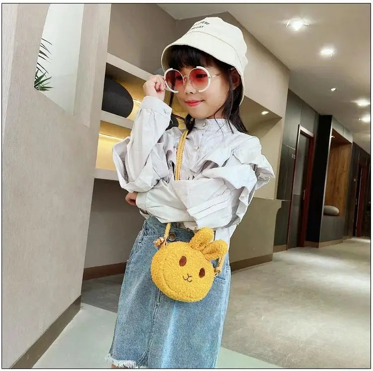 New Cute Little Rabbit Baby Girls Handbags Fashion School Bags for Girls Kids Small Shoulder Lunch Bags Child Girl Backpacks
