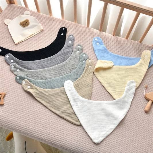 Baby's Saliva Towel, Handkerchief, Feeding Bib Set, Gift Suitable for All Seasons