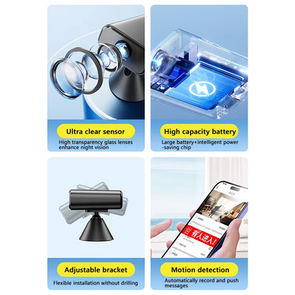 Xiaomi HD Wireless WiFi Camera Home Monitoring Baby Monitor Home Safety Security Night Vision Camera Rechargeable Camera