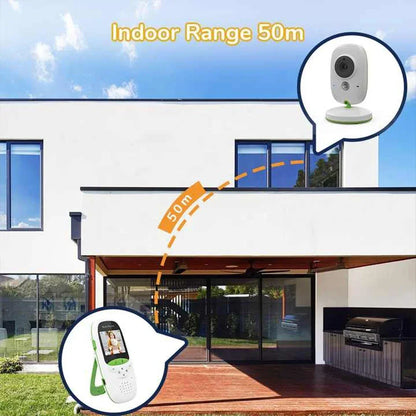 VB602 Baby Monitor IR Night Vision Temperature Monitor Lullabies Intercom VOX Mode Video Baby Camera Walkie Talkie Babysitter