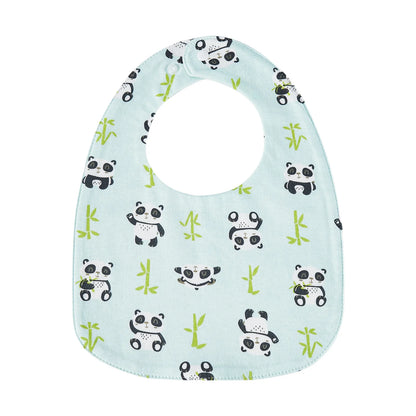 INSULAR Baby Bibs Feeding Scarf Adjustable Snap Saliva Towel Muslin Cotton Burp Cloths Animal Print Ruffled Edge Rainbow A Grade