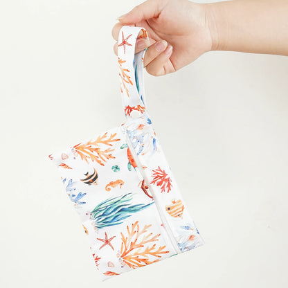 3pcs Different Size Waterproof Wet Bag Wet Dry Bags For Baby Cloth Diapers&Breast Pump Part Organizer For Swimsuit Wet Clothes