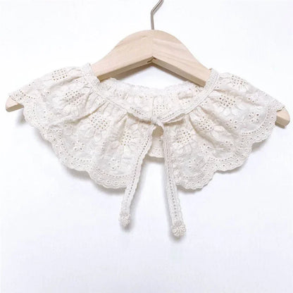 Baby Bib Lace Baby Accessories Korean Kids Lace Collar Cute Hollow Female Baby Bib scarf  baby bib scarf  scarf