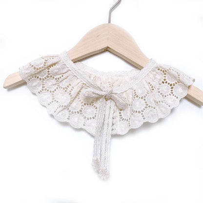 Baby Bib Lace Baby Accessories Korean Kids Lace Collar Cute Hollow Female Baby Bib scarf  baby bib scarf  scarf