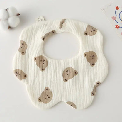 Newborn Bibs Burp Cloths For Baby Girls Boys Infants Cotton Saliva Towel Toddler Feeding Drool Bib Thickened Burp Cloths New