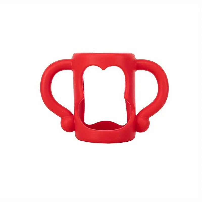 Silicone Bottle Handle For Narrow Baby Bottles, Easy Grip Handle, Can Accommodate Most Bottles - BPA-free Soft Silicone