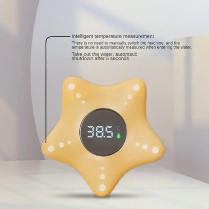 Sea Star Thermometer Baby Bathtub Shower Water Thermometer Baby Safe Temperature Sensor Floating Waterproof Baby