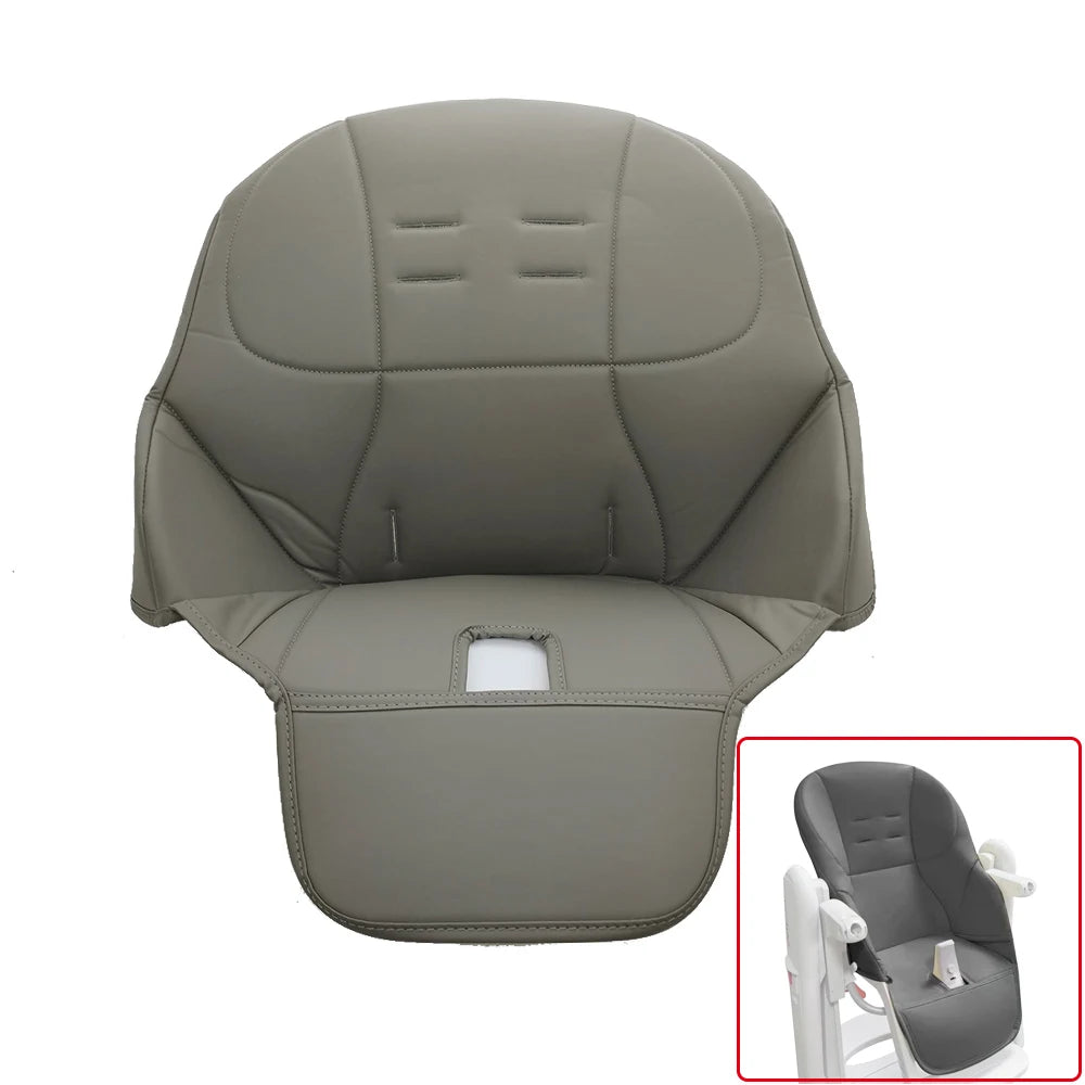 Seat Cushion For Per Perego Tatamia Highchair Child Dinner Chair Seat Case PU Leather Cover Bebe Replacement Accessories