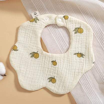 Baby Bibs Cartoon Gauze Muslin Baby Kids Bandana Feeding Burp Cloth Soft Newborn Infant Saliva Towel Baby Girl Boy Accessories