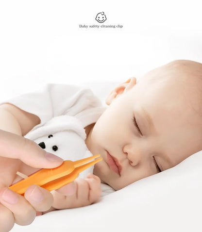 Baby Dig Booger Clip Infants Ear Nose Navel Clean Tools Kids Safety Tweezers Cleaning Forceps Toddler Nasal Cavity Care Supplies
