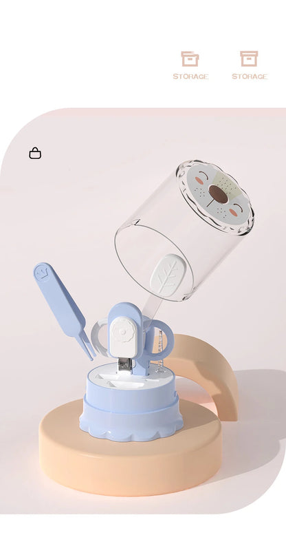 Baby Care Nail Clippers Fold Up Nail Clippers Nail Trimmer Infant Nail Trimming Kit Newborn Grooming Safety Nail Cutter