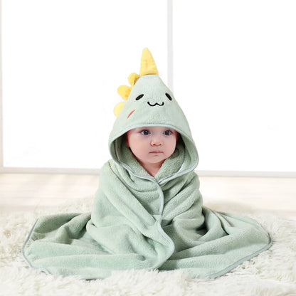 CuteCartoon Animals SoftCoral Velvet Absorbent Quick-Dry SimPle Style Bath Towel Daily Entertainment Dry
