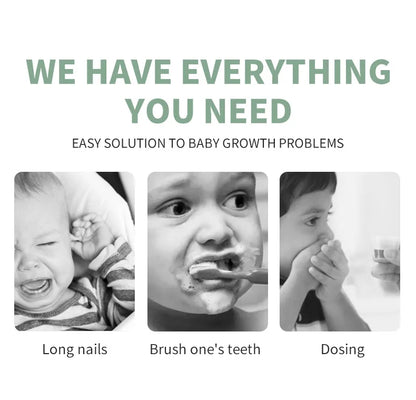 Baby Grooming Kit, Infant Safety Care Set with Hair Brush Comb Nail Clipper Nasal Aspirator,Baby Essentials Kit for Newborn
