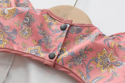 Baby Feeding Bibs Angel Wings Kids Waterproof Long Sleeve Art Smock Baby Stuff Anti-dirty Dinning Apron with Pocket for Newborn
