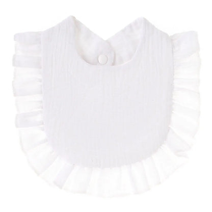 Cotton Soft Baby Print Bibs Solid Color Infant Bib Newborn Burp Cloths Bandana Scarf for Kids Boy Girls Feeding Saliva Towel
