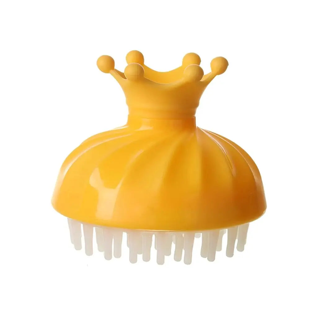 Baby Hair Washing Comb Bathing Spa Kids Shower Brush Comb Scalp Hair Massager Silicone Shampoo Wash Brush Head Body Massage Comb