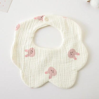 Newborn Bibs Burp Cloths For Baby Girls Boys Infants Cotton Saliva Towel Toddler Feeding Drool Bib Thickened Burp Cloths New