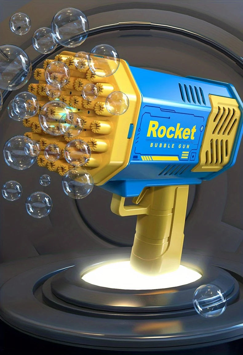 40 Hole Bubble Machine Fully Automatic Bubble Blowing Light Outdoor Bubble Machine without Battery without Bubble Water