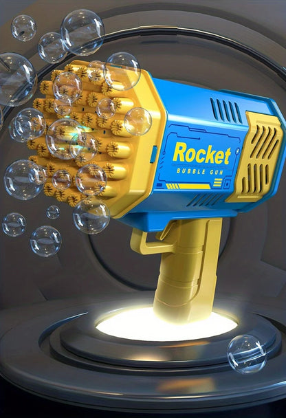 40 Hole Bubble Machine Fully Automatic Bubble Blowing Light Outdoor Bubble Machine without Battery without Bubble Water