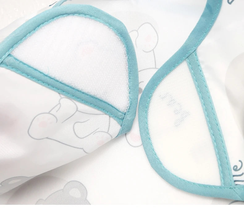 Baby Bibs Baby Coverall Dining Chair One-piece Waterproof Anti-dirty Bib Baby Eating Fedding Bib Apron Kids Feeding Burp Cloth