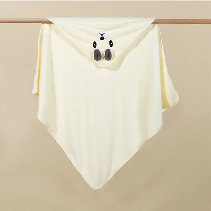 CuteCartoon Animals SoftCoral Velvet Absorbent Quick-Dry SimPle Style Bath Towel Daily Entertainment Dry