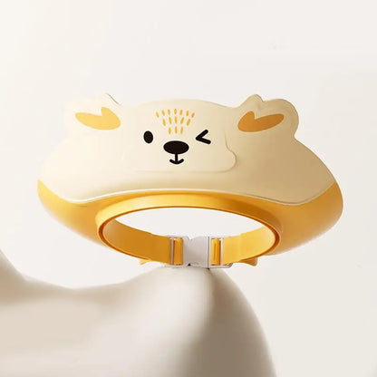 Baby Bathing Hat Adjustable Cartoon Ear Protection Shampooing Visor For Children Kid Showering Supplies For Boys And Girls Hair