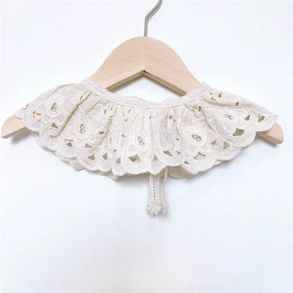 Baby Bib Lace Baby Accessories Korean Kids Lace Collar Cute Hollow Female Baby Bib scarf  baby bib scarf  scarf