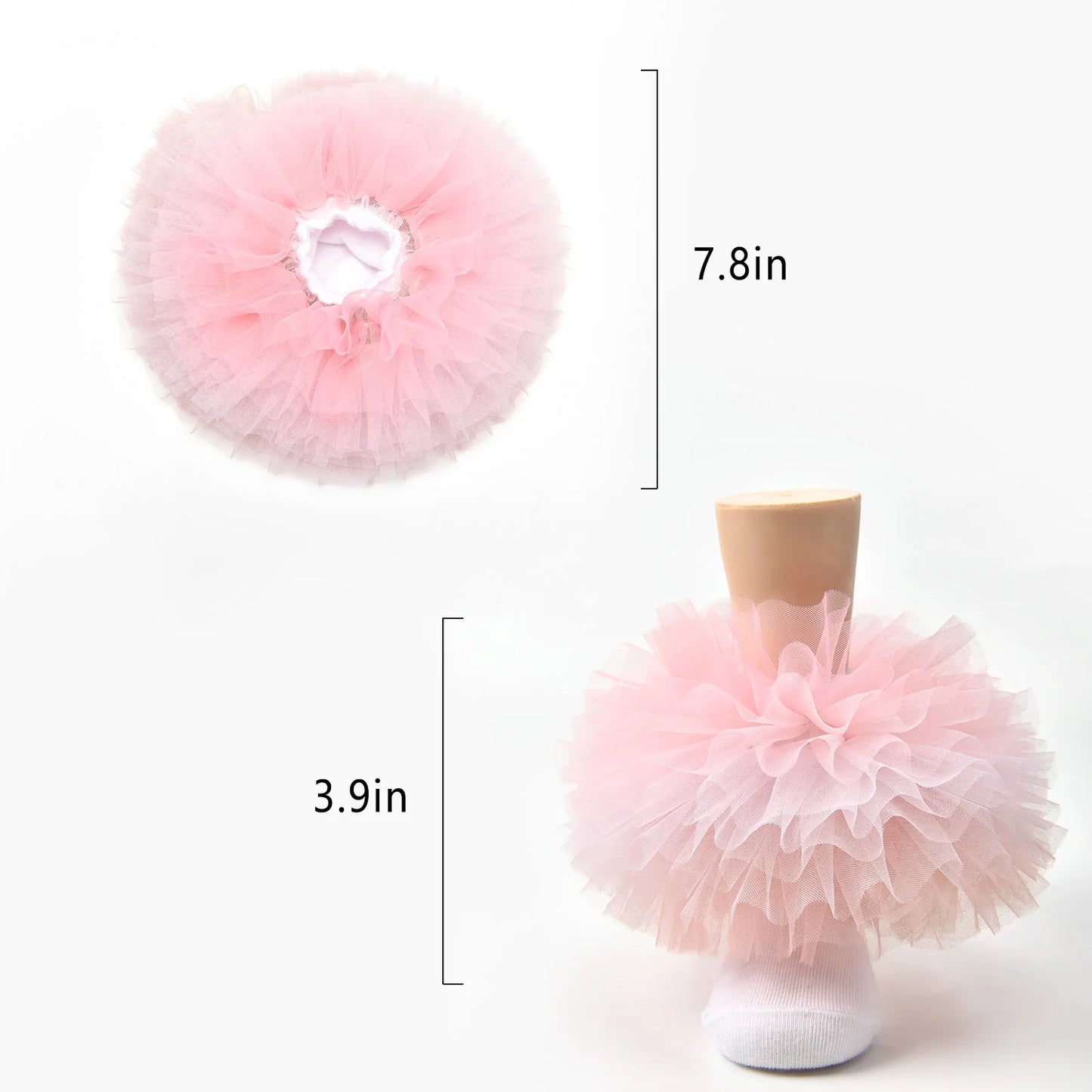 Girls Ruffle Socks Large Ruffled Edge Lace Trimmed Cotton Socks Small/Large Child