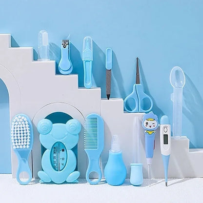 Child grooming kit, hair, nails, health, thermometer, brush, scissors, scissors, Personal hygiene products, baby care