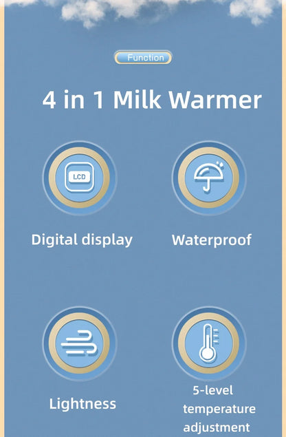 USB Milk Water Warmer Stroller Insulated Bag Baby Nursing Bottle Heater Safe Kids Supplies for Infant Outdoor Travel Accessories