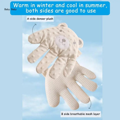 Cartoon Baby Sleep Aid Soothing Pillow Comforting Hand Detachable with Remote for Comfortable Newborns Sleeping