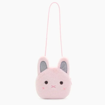 Cartoon Plush Crossbody Bag for Children Cute Animal Bear Coin Wallet Boys and Girls Mini Shoulder Bag Kawaii Plush Purses