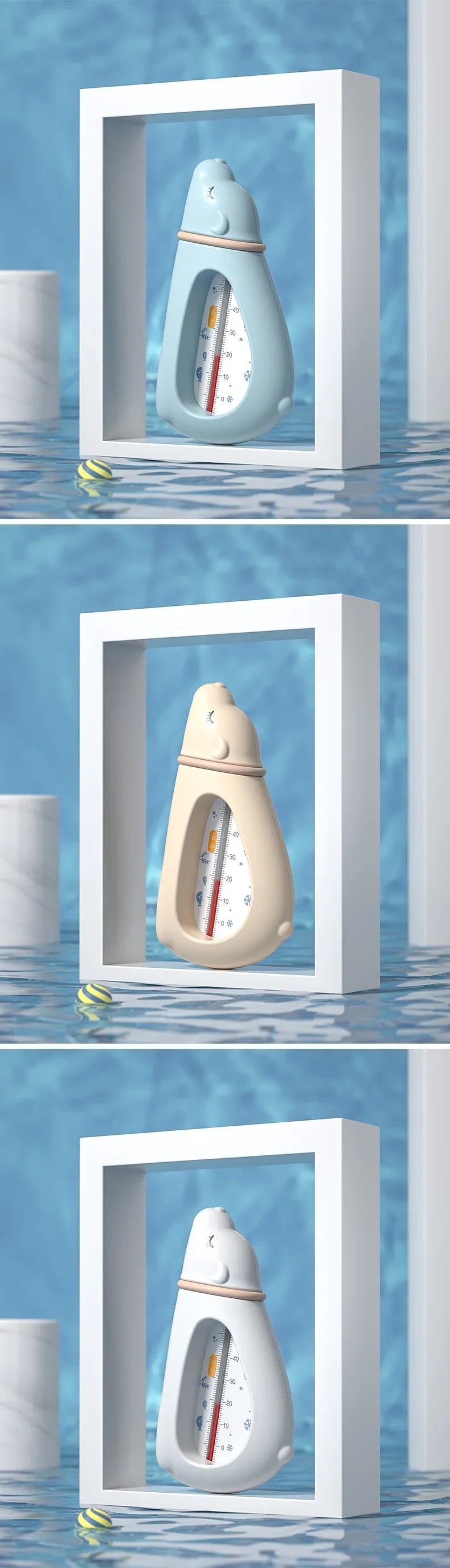 Sensor for Babies Floating Waterproof Shower Thermometer Aircraft Baby Bath Shower Water Thermometer Safe Temperature