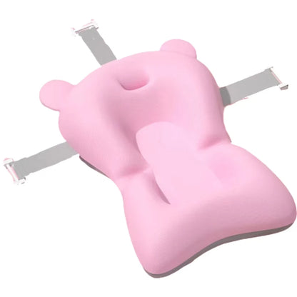 Baby Bath Support Pad Foldable Floating Seat Adjustable Newborn Bathing Cushion Infant Safety Net Hammock