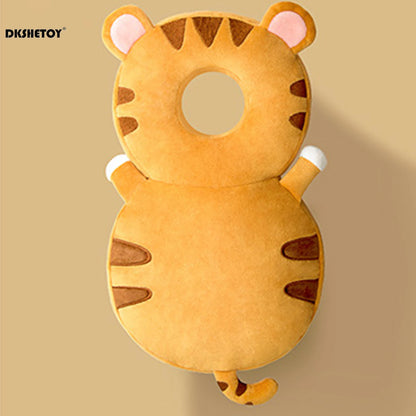 Baby Walkers Head Protection Cushion Animals Plush Pad Adjustable Straps Baby Protective Pad Showering Gift for Toddler Baby