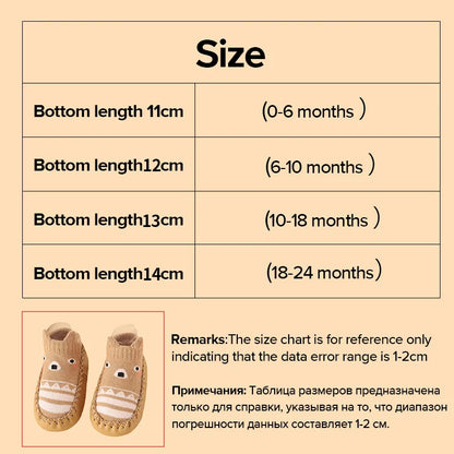 2025 New Born Baby Socks with Rubber Soles Infant Baby Girls Boys Shoes Spring Autumn Baby Floor Socks Anti Slip Soft Sole Sock