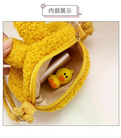 New Cute Little Rabbit Baby Girls Handbags Fashion School Bags for Girls Kids Small Shoulder Lunch Bags Child Girl Backpacks