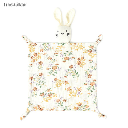Muslin Baby Comfort Towel Cotton Comforter Blanket Soft Newborn Sleeping Dolls Kid Sleep Toy Soothe Appease Towel Bib