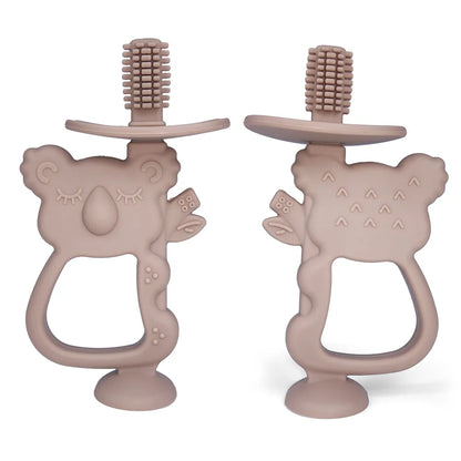 Baby Teether Gloves Kids Cartoon Bear Teething Silicone Dental Care Gums Anti-eating Hand Molar Stick BPA Free Baby Accessorie