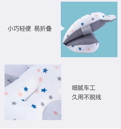 Baby Shower Bath Tub Pad Non-Slip Bathtub Seat Support Mat Newborn Safety Security Bath Support Cushion Foldable Soft Pillow