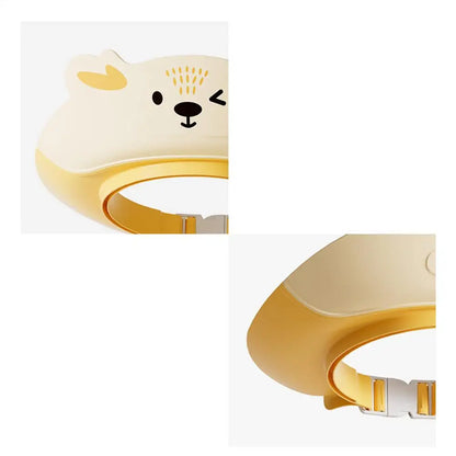 Baby Bathing Hat Adjustable Cartoon Ear Protection Shampooing Visor For Children Kid Showering Supplies For Boys And Girls Hair