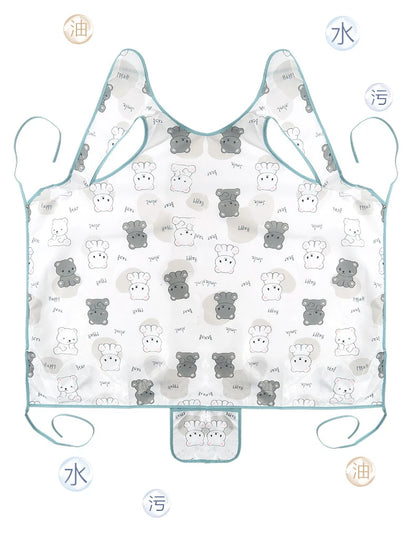 Baby Bibs Baby Coverall Dining Chair One-piece Waterproof Anti-dirty Bib Baby Eating Fedding Bib Apron Kids Feeding Burp Cloth