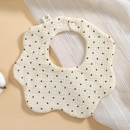 Baby Bibs Cartoon Gauze Muslin Baby Kids Bandana Feeding Burp Cloth Soft Newborn Infant Saliva Towel Baby Girl Boy Accessories