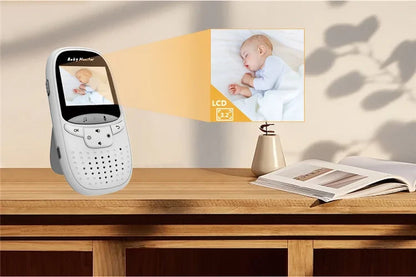 VB602 Baby Monitor IR Night Vision Temperature Monitor Lullabies Intercom VOX Mode Video Baby Camera Walkie Talkie Babysitter