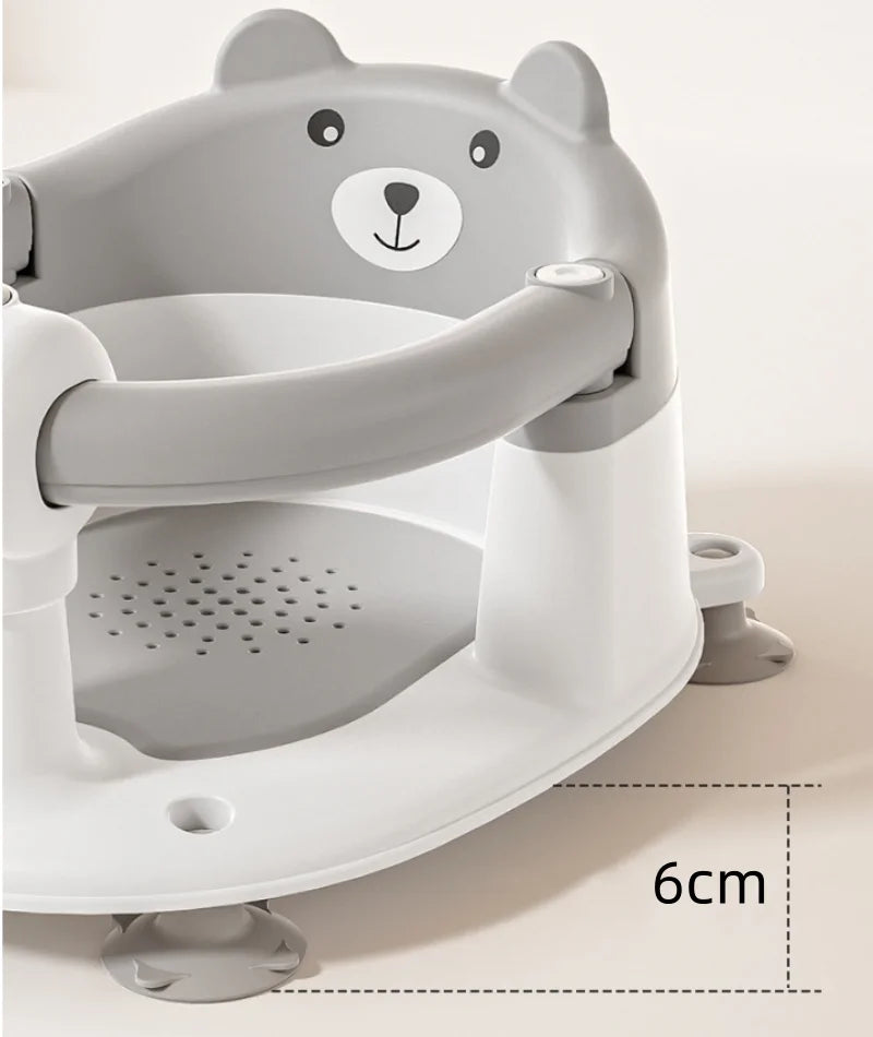 Baby home bath seat children bath artifact bath stool can sit baby bath chair bath tub bracket non-slip bath stool