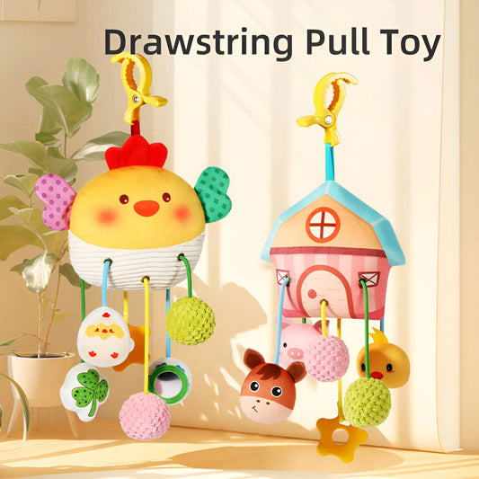 Bed hanging drawstring cheer toy bedbell pendant can be nibbled drawstring cartoon pendant