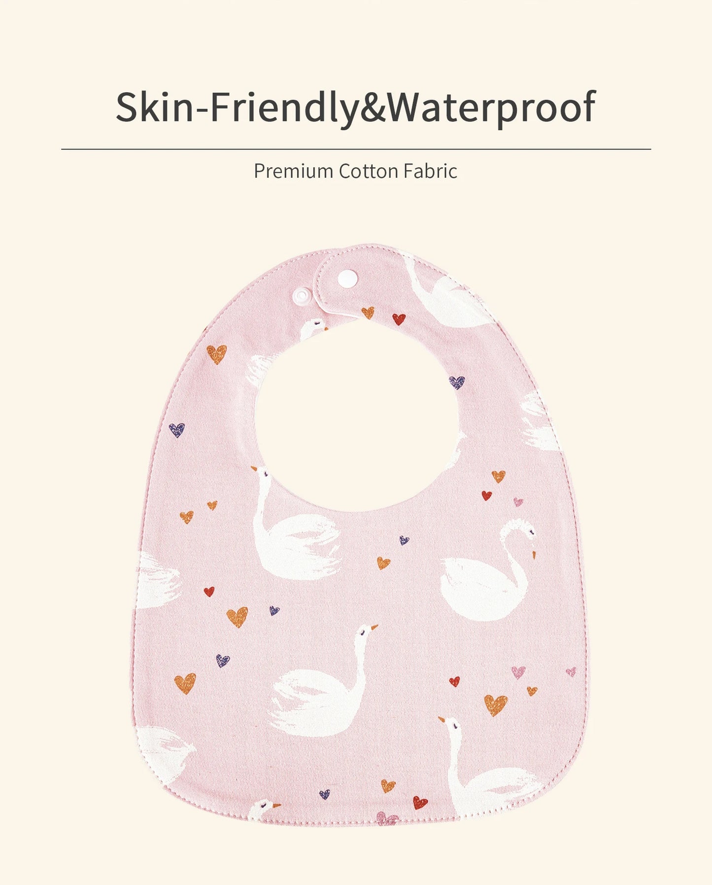 INSULAR Baby Bibs Feeding Scarf Adjustable Snap Saliva Towel Muslin Cotton Burp Cloths Animal Print Ruffled Edge Rainbow A Grade