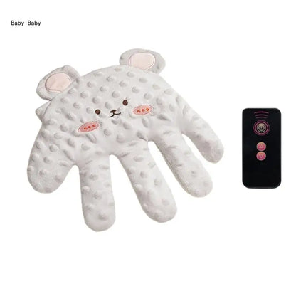 Cartoon Baby Sleep Aid Soothing Pillow Comforting Hand Detachable with Remote for Comfortable Newborns Sleeping