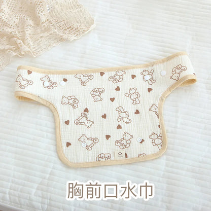 Baby Waist Stool Drool Bib Newborn Infants Teething Soft Cotton Pad Saliva Towel Multi-Function Baby Strap Dinner Dropshipping